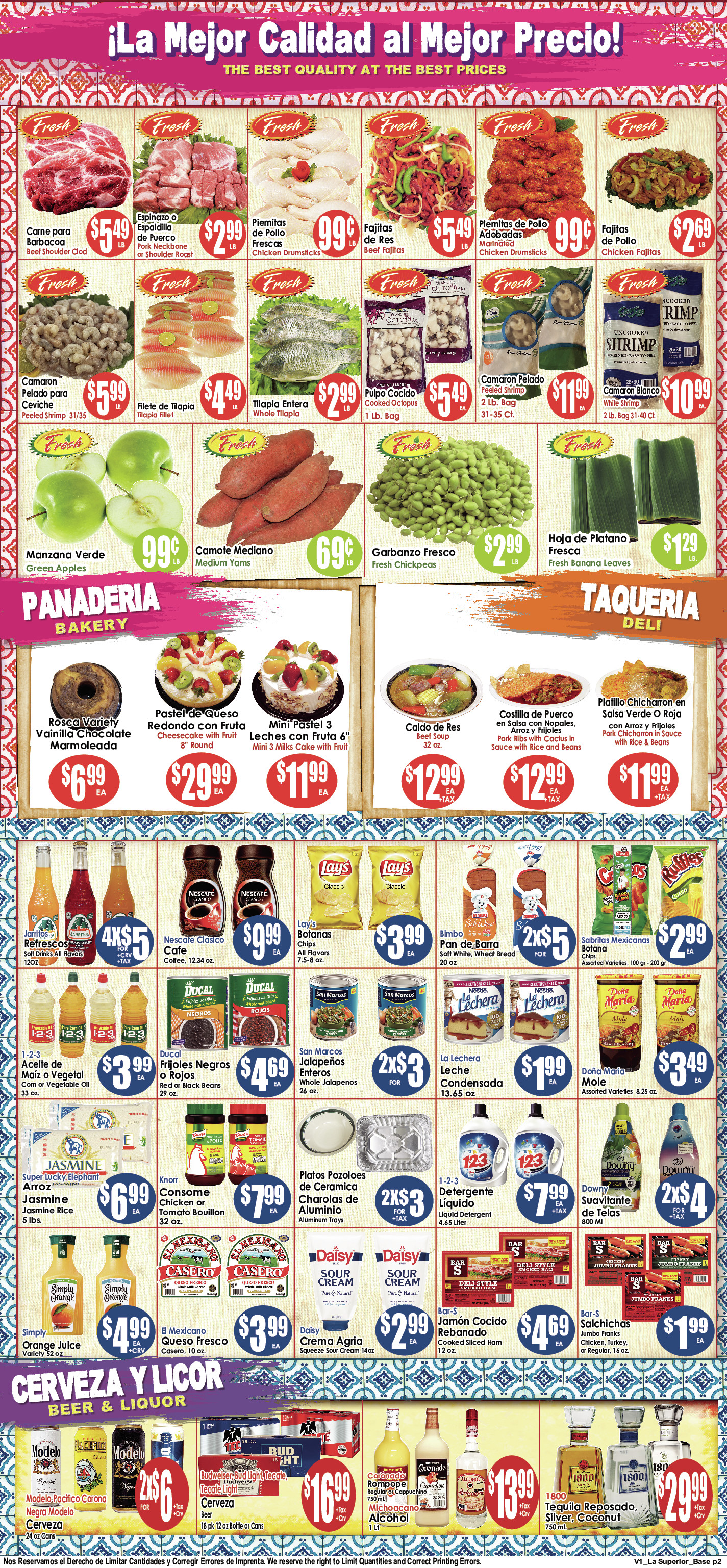 Weekly AD 2 Page. valid thruogh 11/20/2024 - 11/26/2024